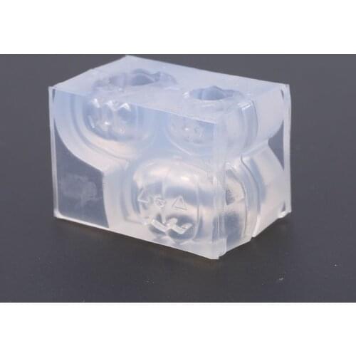 DIY Clear Silicone Stereo Pumpkin Mini Witch Hat Mold for Jewelry Making Tools Resin Craft Epoxy Molds 62KE