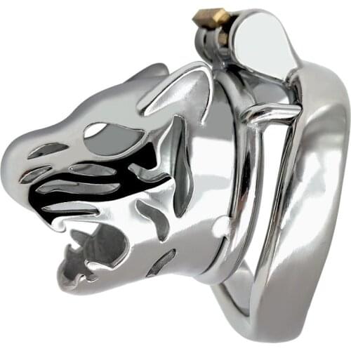 Sex shop bondage devices cock chastity cage bird stretcher penis ring lock adult sex toys for men cock ring BDSM sex products