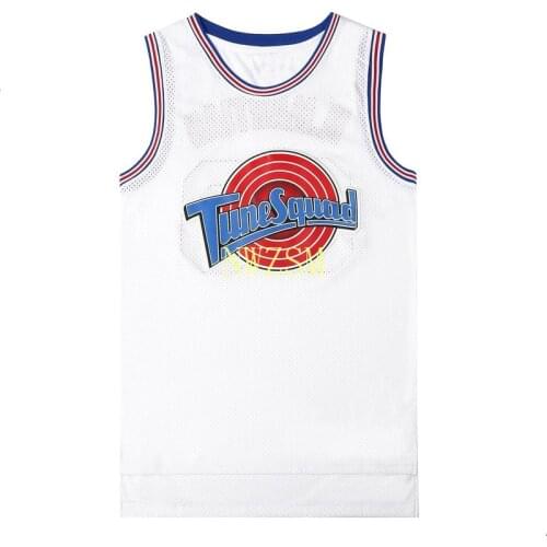 Movie Cosplay Costumes Space-Jam #23 JD #1 BUGS #10 LOLA #22 Murray Bunny Basketball Jersey Stitched Number