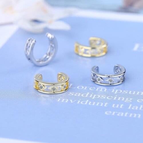 Luckydays New Clip Earring Women for Non Pierced Ears No Hole Clip On Earrings Cartilage Earring Cuff Jewelry