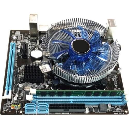 Computer Mainboard HM55 I3 I5 Lga 1156 4G Memory Fan Desktop Mainboard Mute CPU Cooling Fan Mainboard