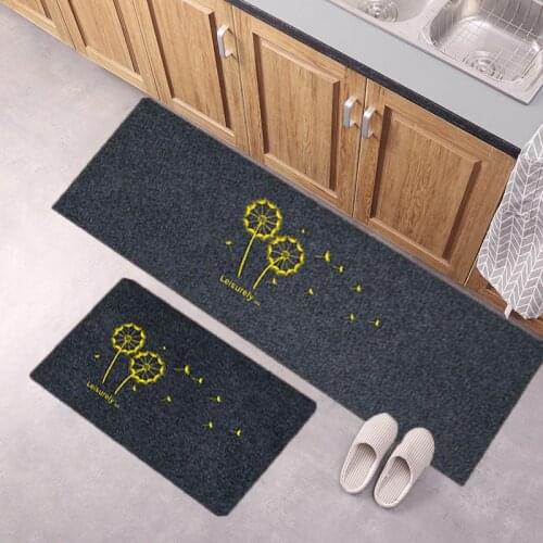 Kitchen Floor Mat Entrance Doormat TPR Rubber Carpets Bathroom Hallway Kitchen Non-Slip Outdoor Welcome Mats Moden Area Rugs