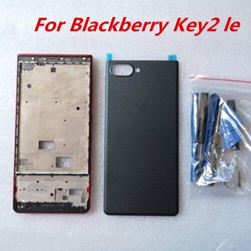 New Original For Blackbery Keytwo Le key 2 Key2 LE Cellphone Housing Frame Case Middle Repair Body Parts Battery Cover