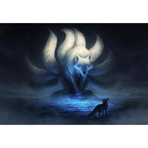 Full Square/Round 5D DIY Diamond Painting Animal fox pictures of Rhinestones Diamond Embroidery Sale home decoration gift FG1814