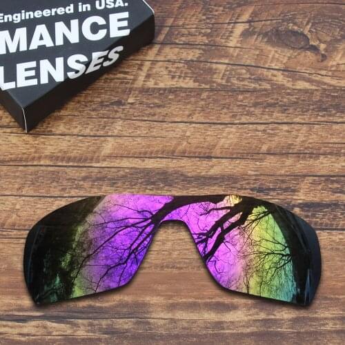 ToughAsNails Polarized Replacement Lenses for Oakley Offshoot Sunglasses Purple Mirrored (Lens Only)