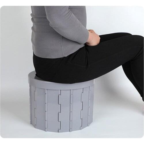 Portable Folding Camping Toilet Travel Outdoor Commode Porta Potty Car Toilet P31E