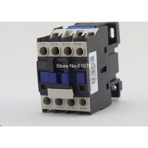 AC Contactor Motor Starter Relay (LC1) CJX2-1801 3P+NC 380/400V Coil 18A 7.5KW