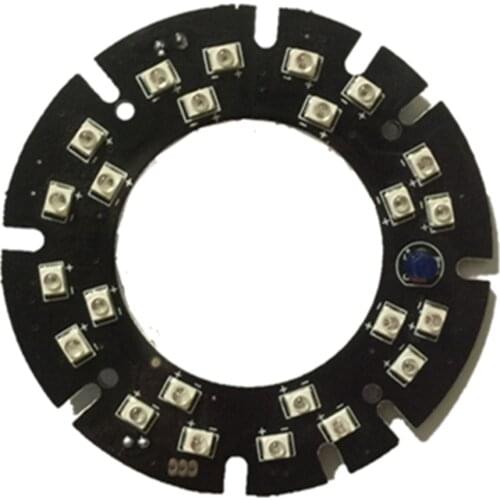 Diameter 60mm 24x SMD IR LED spotlight IR LED board For outdoor waterproof security CCTV camera Night vision additional light