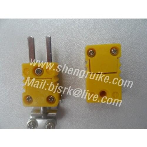 K Type thermocouple with Mini Connector 2*250mm High Quality