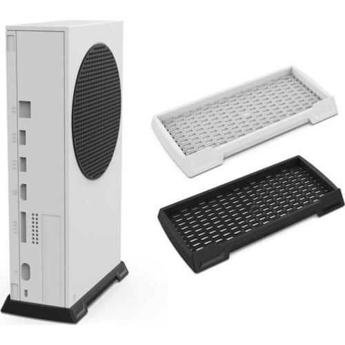 Vertical Stand with Built-in Cooling Vents for Xbox Series S Game Console Holder Station Cooling Base for Game Accessories