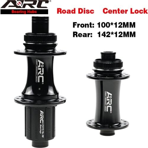 ARC Road Bicycle Hub Aluminum Alloy 24 Hole Center Lock Disc Road Bike Hub 4 Pawls 48 Click Road Hub Shimano / Sram XD 11 Speed