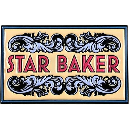 Star Baker Lapel Pin Great British Bake Off Brooch excellent baking performance badge gift for yourself