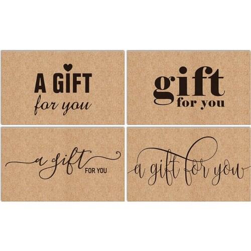 10-30pcs Natural Kraft Paper Thank You For Your Order Card For Small Shop Mailer Bags Gift Decoration Card For Small Business