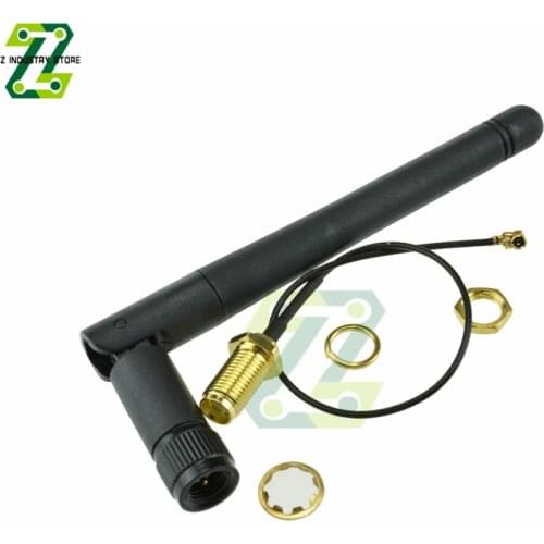 2.4G Antenna Rod With IPEX Adapter Cable 11CM Antenna Rod WIFI Module SMA Antenna