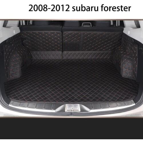 3D 2017 Leather Car Trunk Mat Cargo Liner for Subaru Forester 2008 2009 2010 2011 2012 SH Rug Carpet Interior Accessories
