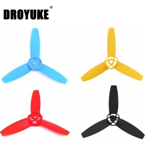 4PCS Propellers Main Blades Rotors Props Red colorful Clover paddle for Parrot Bebop Drone 3.0
