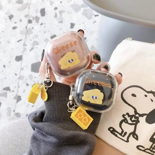 For Samsung Galaxy Buds Live/Buds Pro Case Korea Cartoon Keychain Transparent Silicone Earphone Case For Galaxy Buds Live Cover