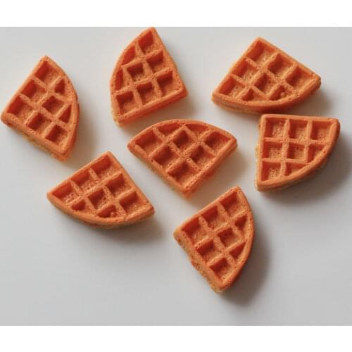 Kawaii Waffle Resin Flat back Cabochons For Phone Decoration, Embellishment,DIY Craft