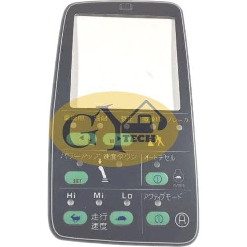 PC200-6 6D102 7834-76-3001 7834-72-4002 excavator monitor sticker for Komatsu excavator display guage with 3M glue