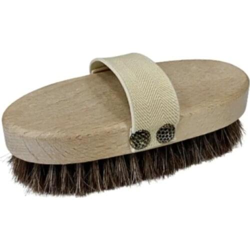 New Anti-Cellulite 100% Natural Horse Hair Brush