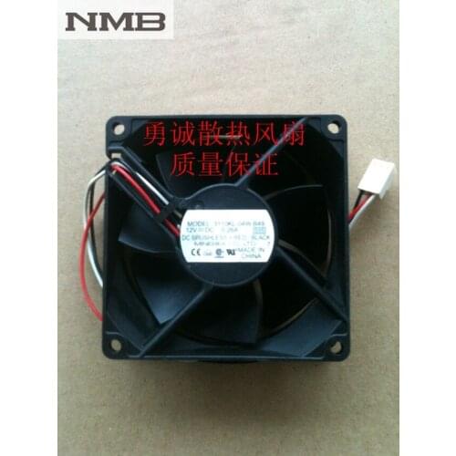 Original For NMB 8025 3110KL-04W-B49 12V 0.26A 3-wire cooling fan 80*80*25MM