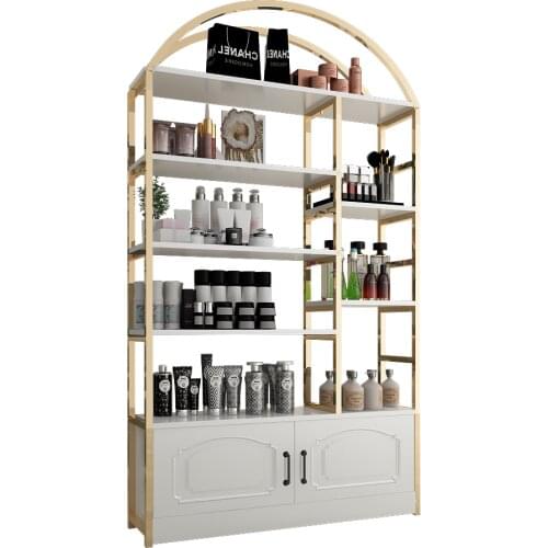 Transparent Display Cabinet Wrought Iron Light Luxury Phnom Penh Nail Lockers Multi Floors Salon Furnitures For Living Room