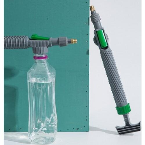 Manual High Pressure Air Pump Sprayer Adjustable Drink Bottle Spray Head Nozzle Garden Watering Tool Sprayer Agriculture Tools