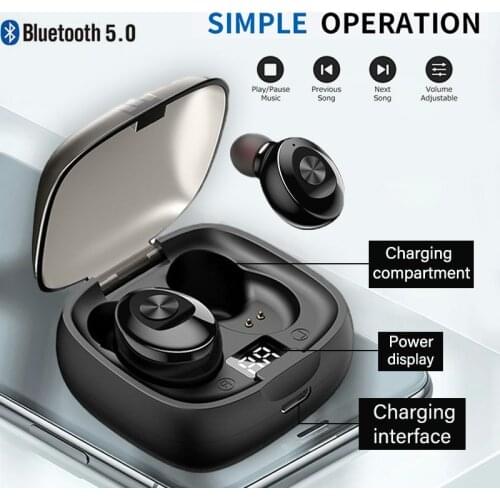TWS Wireless Headphones Sports Earbuds Automatic Pairing Business Music Headset For Huawei Iphone Xiaomi Bluetooth Earphone