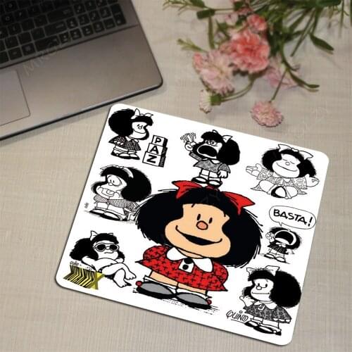 MRGLZY Cute Girl Comfortable Mouse Pad Gaming Mouse Pad Size 18x22cm Rubber Mouse Pad Cute Mouse Pad