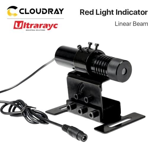 Ultrarayc Linear Red Light Indicator 650nm&635nm Adjustable Laser Module Locator 100mW&1-5mW & 5-10mW for Fiber Marking Machine