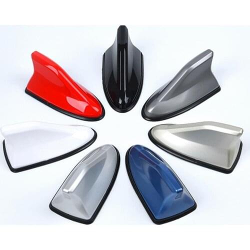 Universal Car Shark Fin Antenna Second-generation Antenna Tail Modification Punch Free Signal Radio Aerials for Vehicle Styling