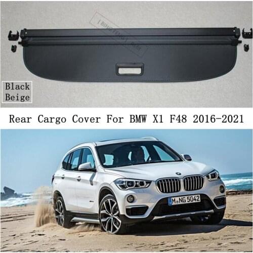 Rear Cargo Cover For BMW X1 F48 2016 2017 2018 2019 2020 2021 Privacy Trunk Screen Security Shield Shade Auto Accessories