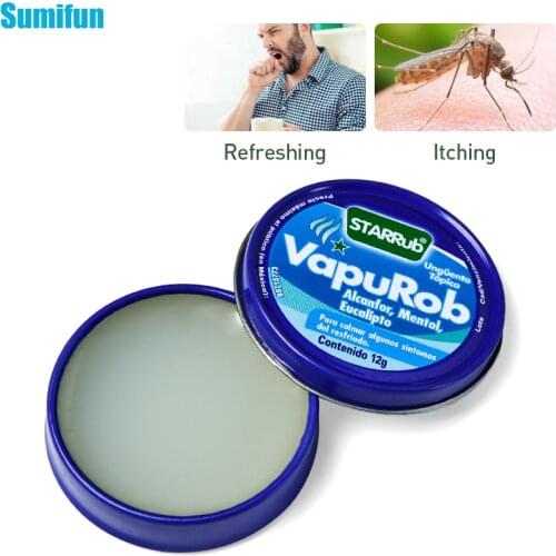 1pcs Vapour Rub White Cooling Oil Blam Anti-itching Pain Relief Ointment For Anti Mosquito Cold Headache Joint Ache Herbal Cream