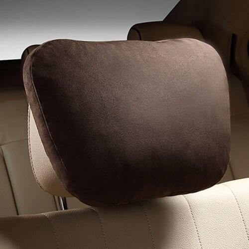2pcs/set Car Headrest Design S Class Ultra Soft Neck Pillow Interior Automobile Accessories For Mercedes Benz