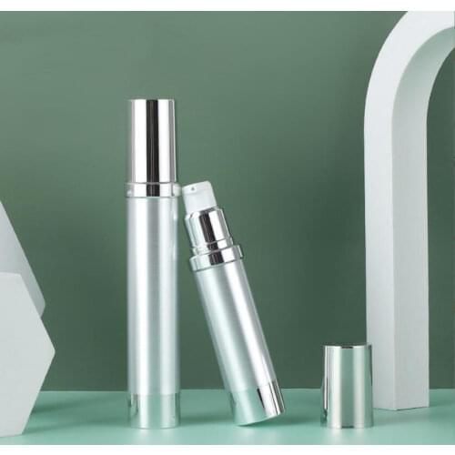 30ml plastic silver airless bottle for lotion emulsion serum whitening liquid essence foundation skin care cosmetic packing