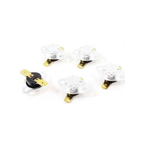 5pcs 80C 176F NC Normal Close Thermostat Temperature Thermal Switch KSD301