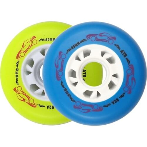 92A Slide 80 76 72 mm Inline Roller Skates Wheels for Slalom Slide Free Skating Shoes for Kids Adult for SEBA Powerslide LZ72