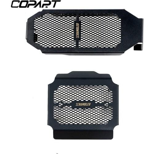 For Ducati Scrambler 800 Scrambler800 2015 2016 Motorcycle Accessories Radiator Guard Grill Oil Cooler Cover Protector Black