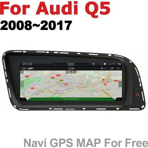 Android 7.0 up Car Multimedia player For Audi Q5 8R 2008~2017 MMI WiFi GPS Navi Map Stereo Bluetooth 1080p IPS Screen