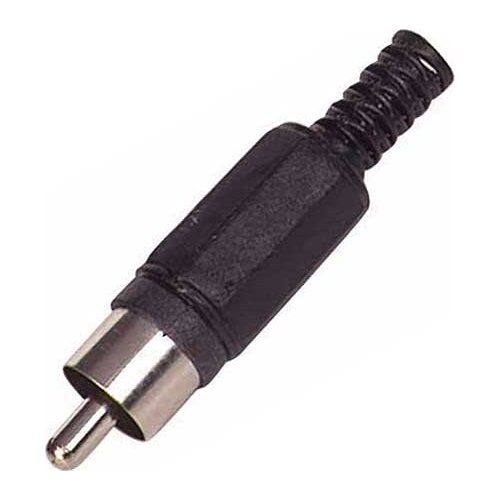 TOS PLUG PLASTIC MALE BLACK