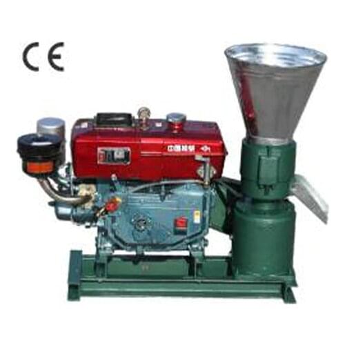 Electric Start Diesel Engine KL150A Pellet Mill Feed / Wood Pellet Mill Machine