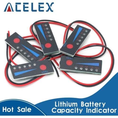 Battery Level Indicator 18650 Lipo Lithium Capacity Tester Meter 1S 2S 3S 4S 5S 6S 7S 12V 24V 36V 48V Module Electronic DIY Kit