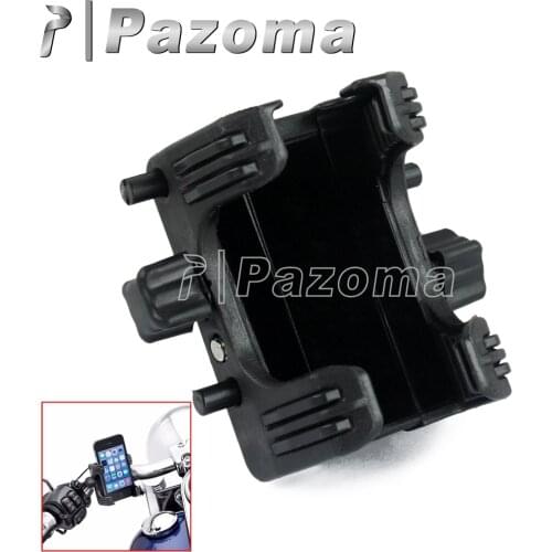 Motorcycle Black Standard Mobile Device Cell Phone GPS Mounting Clamp Holder Bracket for Harley-Davidson Motorcycles