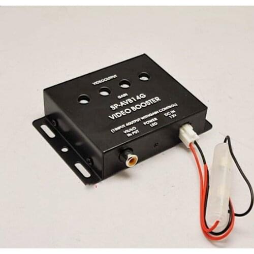 New 1 to 4 Car DVD TV Video Monitor Amplifier Booster Distribution RCA Splitter