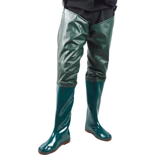 Fishing Waders PVC River Underwater Hip Wader Wading Sock Stocking Bootfoot