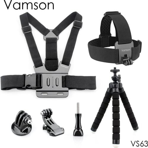 Octopus Tripod Mini Monopod Chest Strap Belt Head Strap Mount For Gopro Hero 5 4 3+ Xiaomi Yi 4K SJ4000 Action Camera VS63