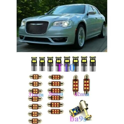 Interior LED Lights Replacement for chrysler 300 300c 300m GRAND VOYAGER 5 NEON SEBRING STRATUS Accessories Kit WHITE