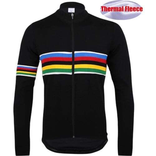 Thermal Fleece Long Sleeve Winter Cycling Jersey Keep warm Cycling Clothing Bike Jersey Bicycle Jacket Maillot Ropa Ciclismo