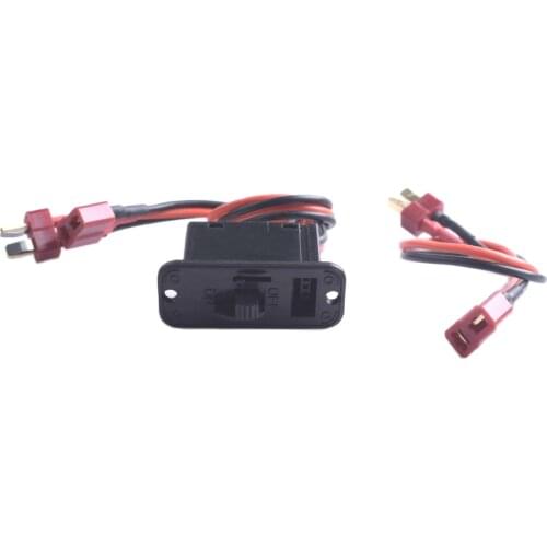 1pcs High Current RC Battery Switch With Ultra Deans T Plug XT60 XT90 EC3 EC5 MPX TRX Plug