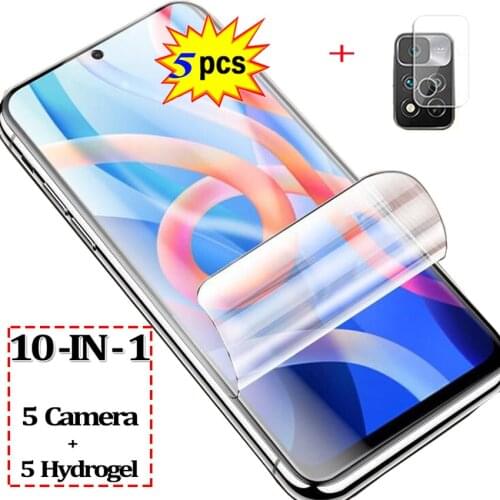 1~5 PCS Kits Hidrogel Film Poco M3 Pro Camera Soft Glass For Xiaomi Poco M3 Pro 5G Screen Protector Poco X3 Pro NFC Protective Film Pocophone F3 Poko M3Pro Soft Glass Poco M3 Pro 5G Hydrogel Film